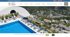 Desktop Screenshot of hotelgraal.eu