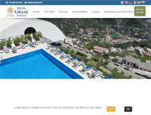 Tablet Screenshot of hotelgraal.eu